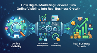 How Digital Marketing Services Turn Online Visibility Into Real Business Growth